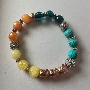 Talbots multi-color stretch bracelet